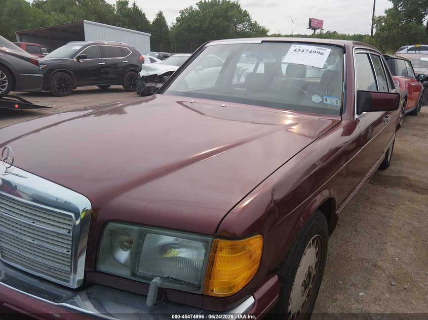 1988 Mercedes-benz 420 VIN WDBCA35D1JA405494 IAAI salvage auction — NORMAL WEAR, Clear - Public Restricted (Oklahoma), sold $925 on 2026-07-15 (photo 6)