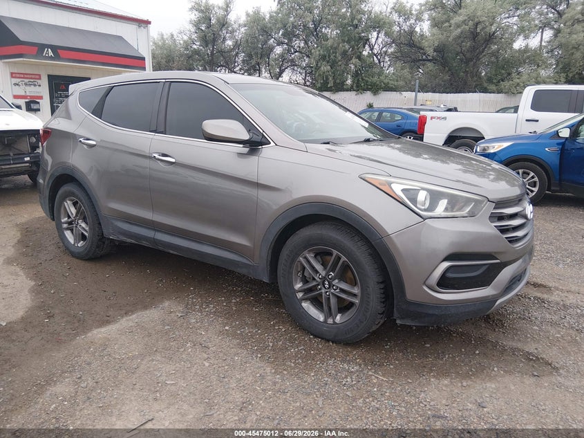 2017 Hyundai Santa fe VIN 5XYZT3LB9HG403865 IAAI salvage auction — FRONT & REAR, Salvage Title, sold $2,600 on 2026-07-31 (photo 1)