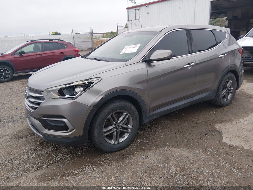 2017 Hyundai Santa fe VIN 5XYZT3LB9HG403865 IAAI salvage auction — FRONT & REAR, Salvage Title, sold $2,600 on 2026-07-31 (photo 2)