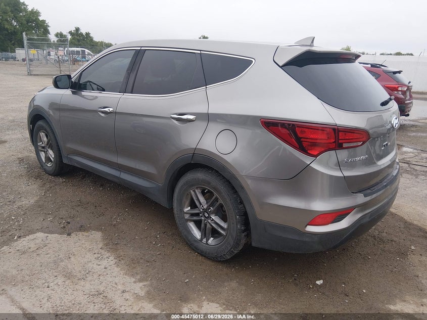 2017 Hyundai Santa fe VIN 5XYZT3LB9HG403865 IAAI salvage auction — FRONT & REAR, Salvage Title, sold $2,600 on 2026-07-31 (photo 3)