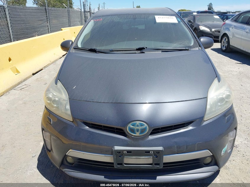 2012 Toyota Prius VIN JTDKN3DP1C3008064 IAAI salvage auction — NORMAL WEAR, Clear - Dealer Only (California), sold $6,800 on 2026-07-09 (photo 6)