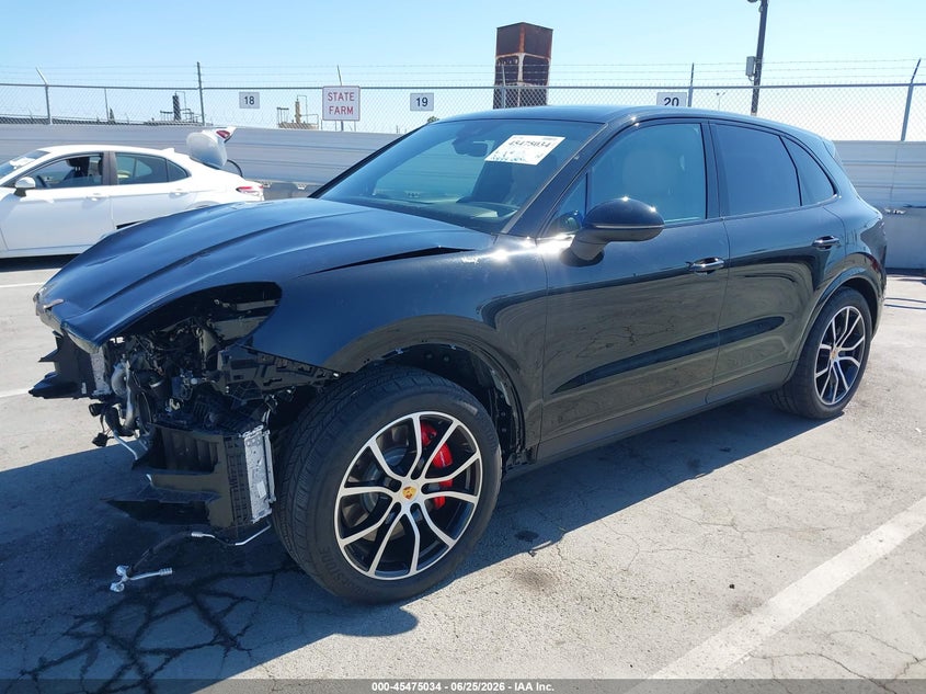 2024 Porsche Cayenne VIN WP1AL2AY9RDA35474 IAAI salvage auction — FRONT END, Salvage Title, sold $40,750 on 2026-07-15 (photo 2)