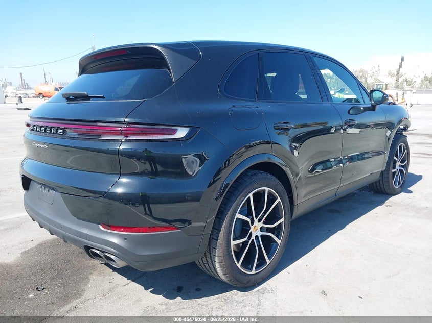 2024 Porsche Cayenne VIN WP1AL2AY9RDA35474 IAAI salvage auction — FRONT END, Salvage Title, sold $40,750 on 2026-07-15 (photo 4)