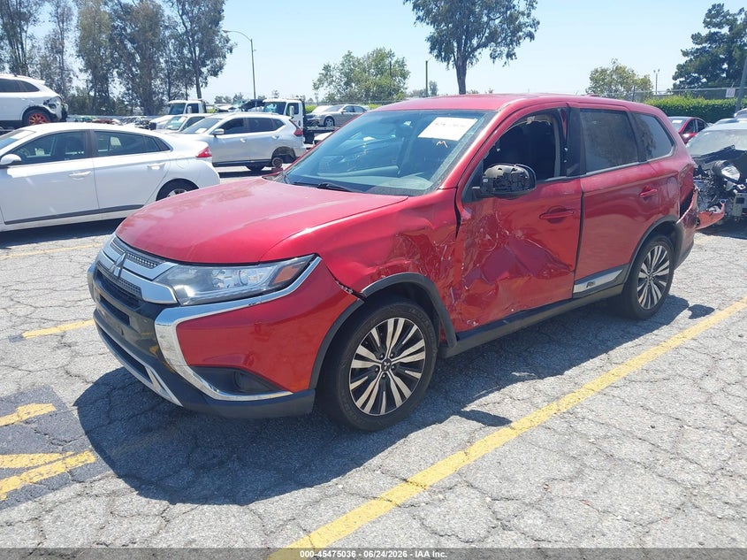 2019 Mitsubishi Outlander VIN JA4AD2A31KZ032283 IAAI salvage auction — SIDE, Salvage (California), sold $2,500 on 2026-07-10 (photo 2)