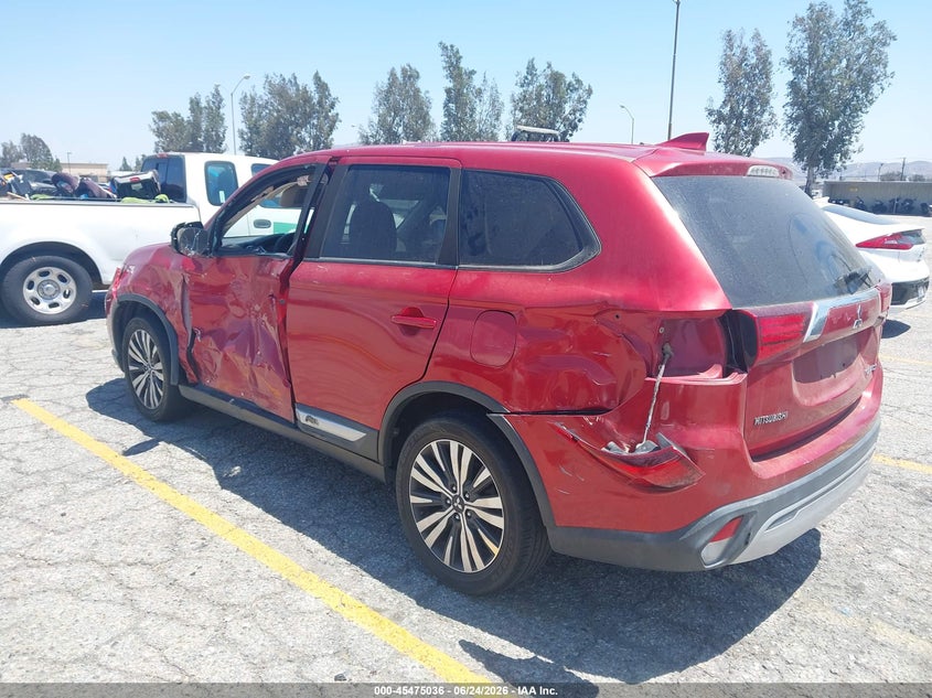 2019 Mitsubishi Outlander VIN JA4AD2A31KZ032283 IAAI salvage auction — SIDE, Salvage (California), sold $2,500 on 2026-07-10 (photo 3)
