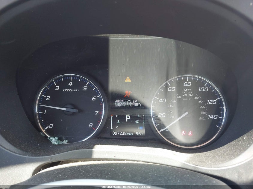 2019 Mitsubishi Outlander VIN JA4AD2A31KZ032283 IAAI salvage auction — SIDE, Salvage (California), sold $2,500 on 2026-07-10 (photo 7)