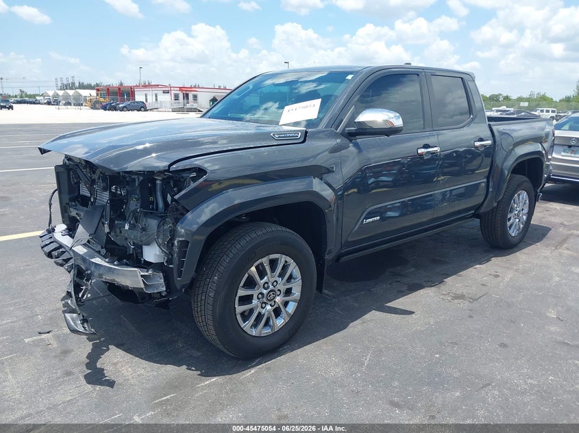 2025 Toyota Tacoma VIN 3TYLC5LN6ST035641 IAAI salvage auction — FRONT END, Salvage Title, sold $15,300 on 2026-07-30 (photo 2)