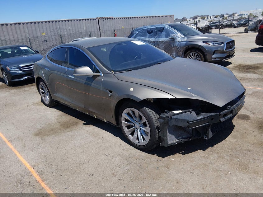 2016 Tesla Model s VIN 5YJSA1E23GF142392 IAAI salvage auction — FRONT END, Salvage (California), sold $4,750 on 2026-07-19 (photo 1)
