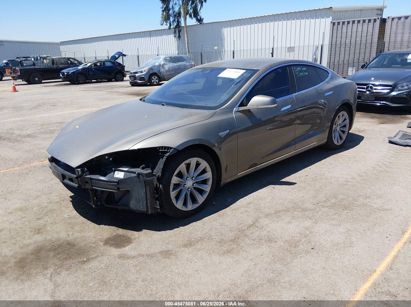 2016 Tesla Model s VIN 5YJSA1E23GF142392 IAAI salvage auction — FRONT END, Salvage (California), sold $4,750 on 2026-07-19 (photo 2)