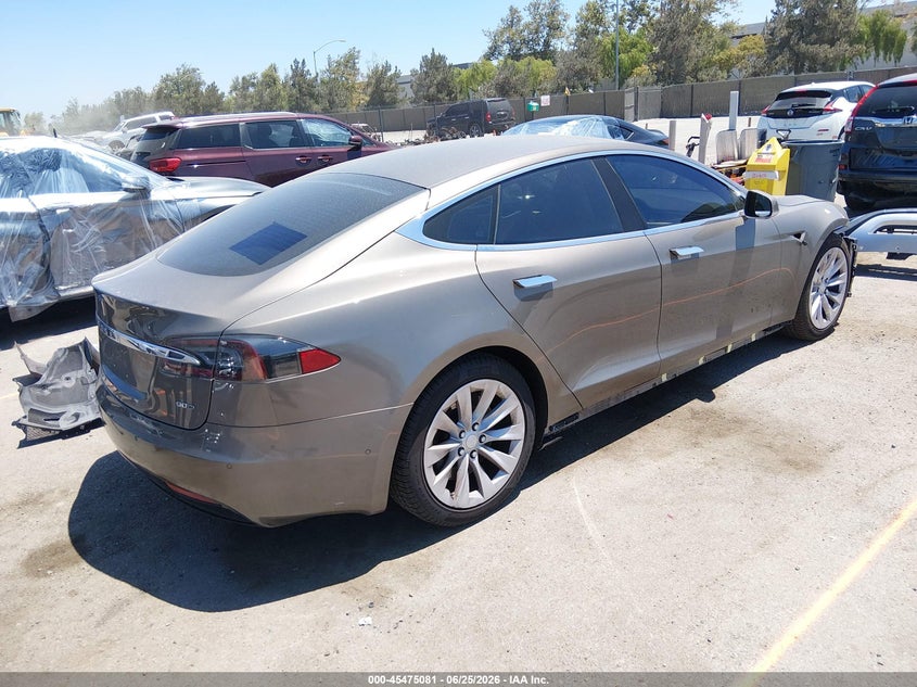 2016 Tesla Model s VIN 5YJSA1E23GF142392 IAAI salvage auction — FRONT END, Salvage (California), sold $4,750 on 2026-07-19 (photo 4)