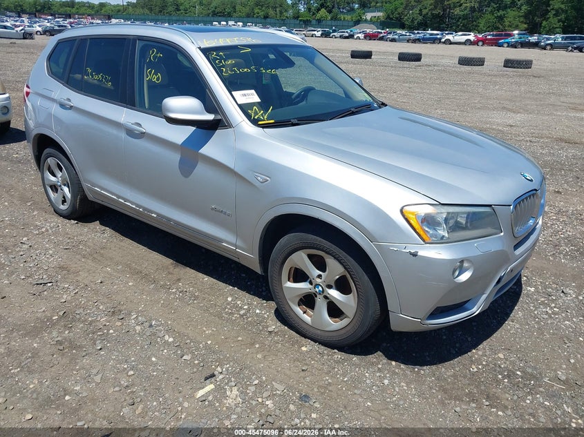2011 BMW X3 VIN 5UXWX5C52BL700936 IAAI salvage auction — FRONT & REAR, Bill Of Sale (New York), sold $25 on 2026-07-28 (photo 1)