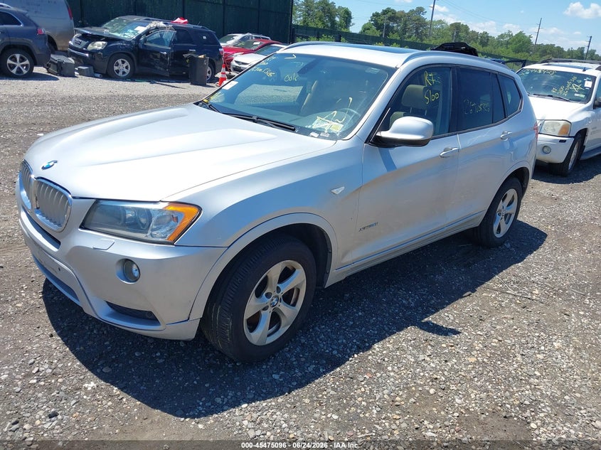 2011 BMW X3 VIN 5UXWX5C52BL700936 IAAI salvage auction — FRONT & REAR, Bill Of Sale (New York), sold $25 on 2026-07-28 (photo 2)