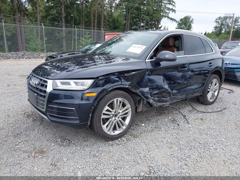 2018 Audi Q5 VIN WA1BNAFY9J2129741 IAAI salvage auction — SIDE, Bill Of Sale (Washington), sold $5,300 on 2026-07-24 (photo 2)