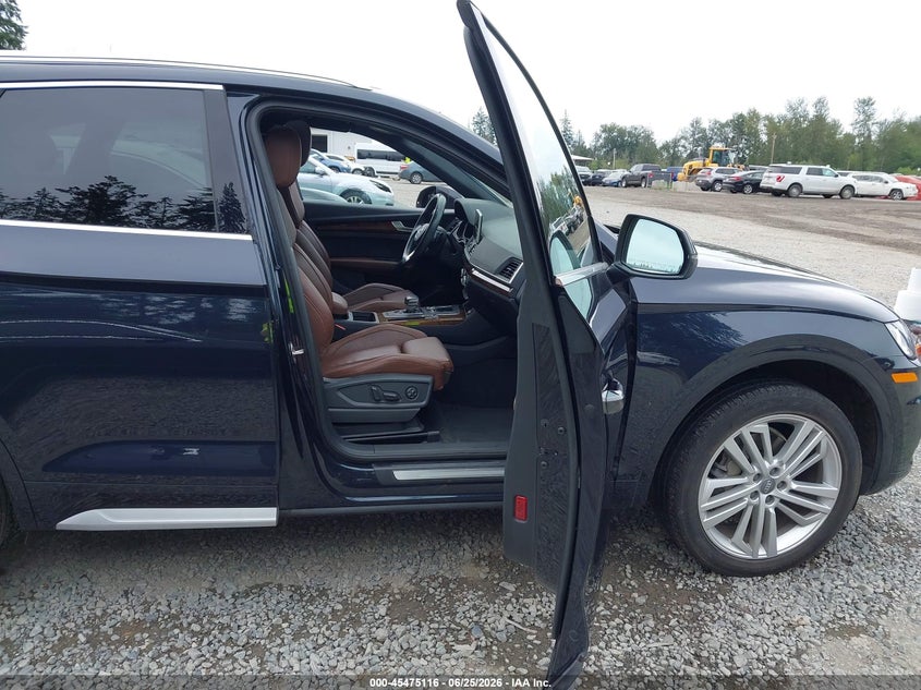 2018 Audi Q5 VIN WA1BNAFY9J2129741 IAAI salvage auction — SIDE, Bill Of Sale (Washington), sold $5,300 on 2026-07-24 (photo 5)