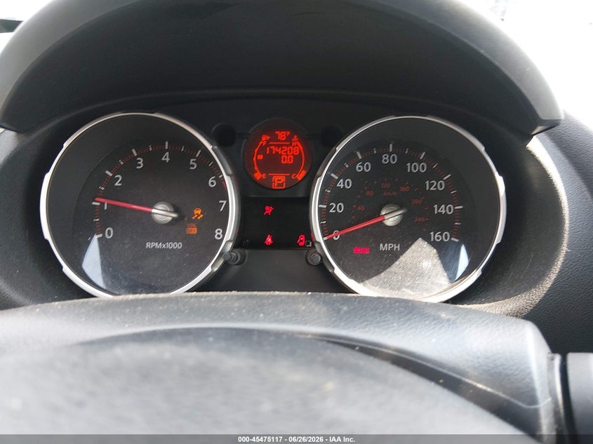 2009 Nissan Rogue VIN JN8AS58V49W177094 IAAI salvage auction — NORMAL WEAR, Clear (South Carolina), sold $225 on 2026-07-08 (photo 7)