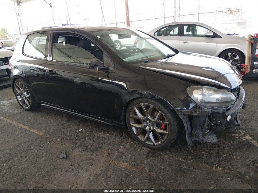 2013 Volkswagen Gti VIN WVWED7AJXDW104332 IAAI salvage auction — FRONT END, Salvage (California), sold $1,100 on 2026-07-11 (photo 1)