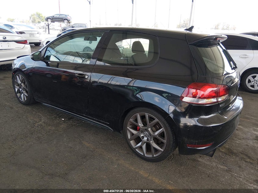 2013 Volkswagen Gti VIN WVWED7AJXDW104332 IAAI salvage auction — FRONT END, Salvage (California), sold $1,100 on 2026-07-11 (photo 3)