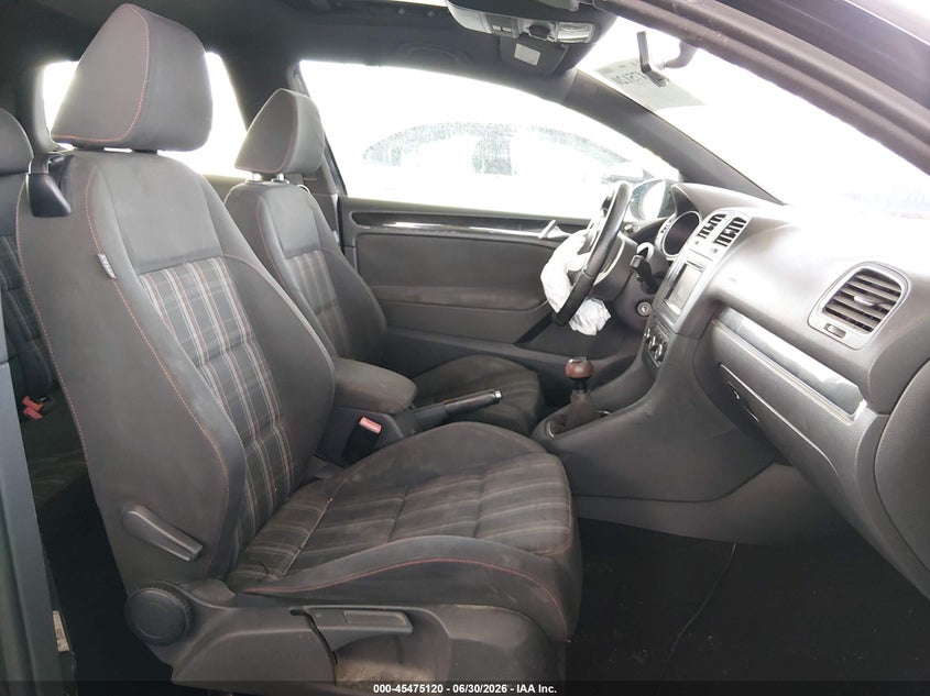 2013 Volkswagen Gti VIN WVWED7AJXDW104332 IAAI salvage auction — FRONT END, Salvage (California), sold $1,100 on 2026-07-11 (photo 5)