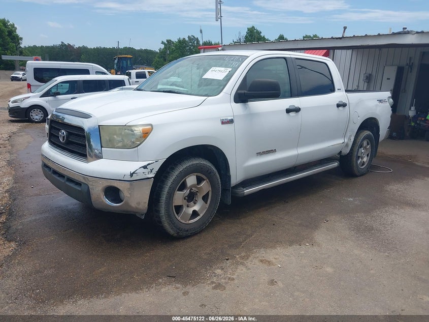 2007 Toyota Tundra VIN 5TBEV54197S461950 IAAI salvage auction — NORMAL WEAR, Clear (Mississippi), sold $4,100 on 2026-07-16 (photo 2)