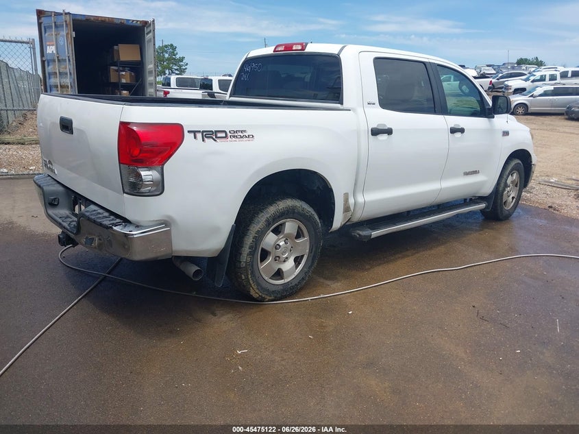 2007 Toyota Tundra VIN 5TBEV54197S461950 IAAI salvage auction — NORMAL WEAR, Clear (Mississippi), sold $4,100 on 2026-07-16 (photo 4)