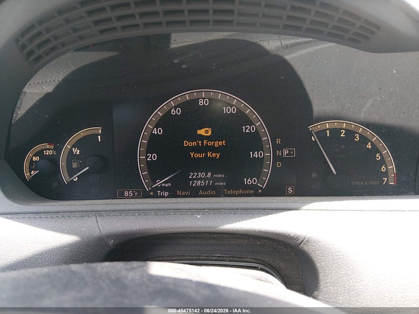 2008 Mercedes-benz Cl-class VIN WDDEJ71X98A018726 IAAI salvage auction — NORMAL WEAR, Repossession Paperwork (South Carolina), sold $1,550 on 2026-07-22 (photo 7)
