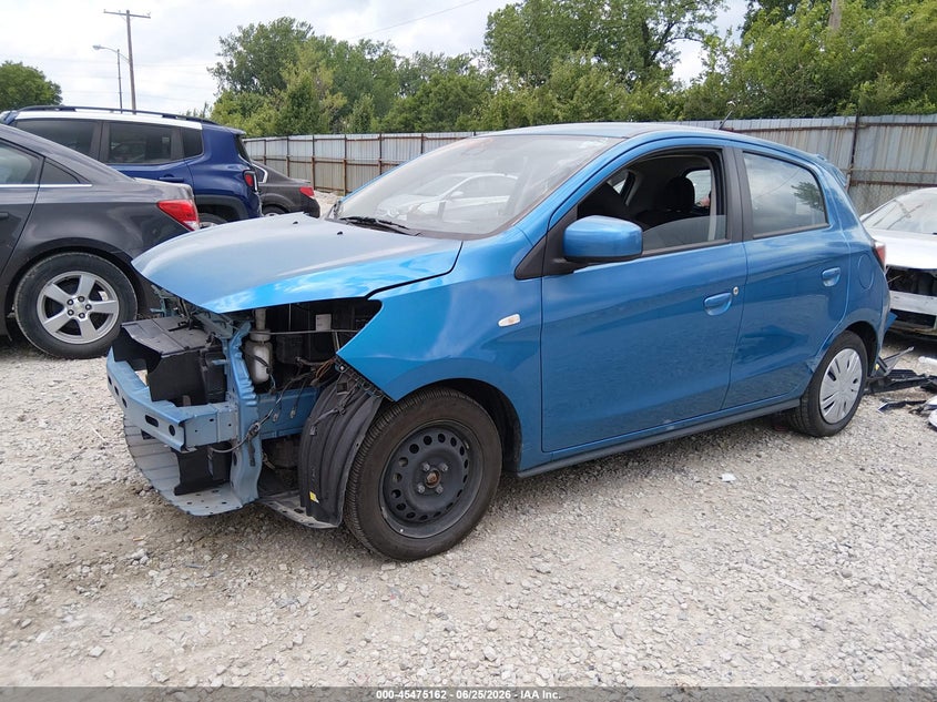 2024 Mitsubishi Mirage VIN ML32AUHJ9RH003376 IAAI salvage auction — FRONT END, Salvage (Ohio), sold $2,050 on 2026-07-29 (photo 2)
