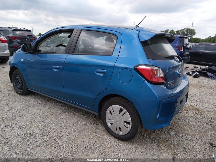 2024 Mitsubishi Mirage VIN ML32AUHJ9RH003376 IAAI salvage auction — FRONT END, Salvage (Ohio), sold $2,050 on 2026-07-29 (photo 3)
