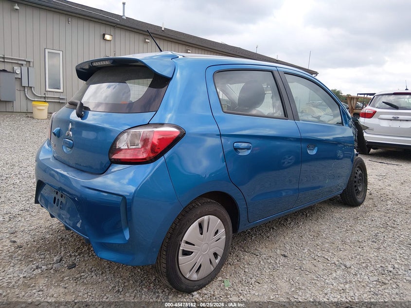 2024 Mitsubishi Mirage VIN ML32AUHJ9RH003376 IAAI salvage auction — FRONT END, Salvage (Ohio), sold $2,050 on 2026-07-29 (photo 4)