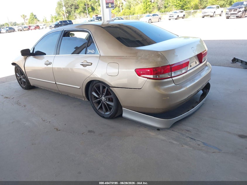 2003 Honda Accord VIN 1HGCM56323A071782 IAAI salvage auction — FRONT END, Rebuildable (Florida), sold $300 on 2026-07-18 (photo 3)