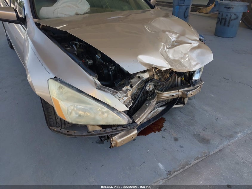 2003 Honda Accord VIN 1HGCM56323A071782 IAAI salvage auction — FRONT END, Rebuildable (Florida), sold $300 on 2026-07-18 (photo 6)