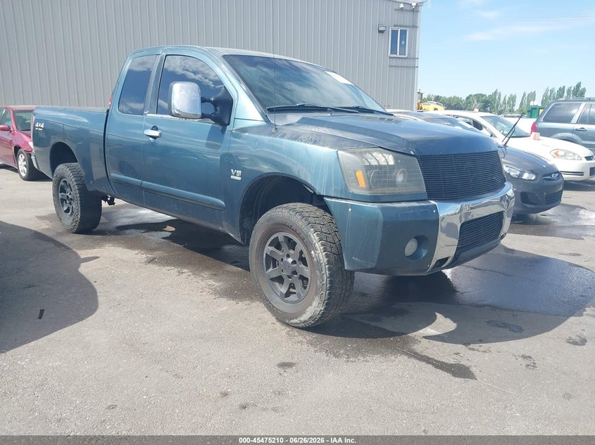 2004 Nissan TITAN VIN 1N6AA06B94N519872 IAAI salvage auction — NORMAL WEAR, Clear (Utah), sold $350 on 2026-07-09 (photo 1)