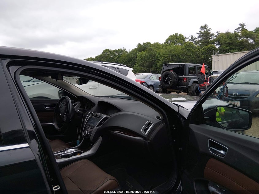 2019 Acura Tlx VIN 19UUB3F88KA001454 IAAI salvage auction — FRONT END, Salvage (Massachusetts), sold $2,550 on 2026-07-28 (photo 5)