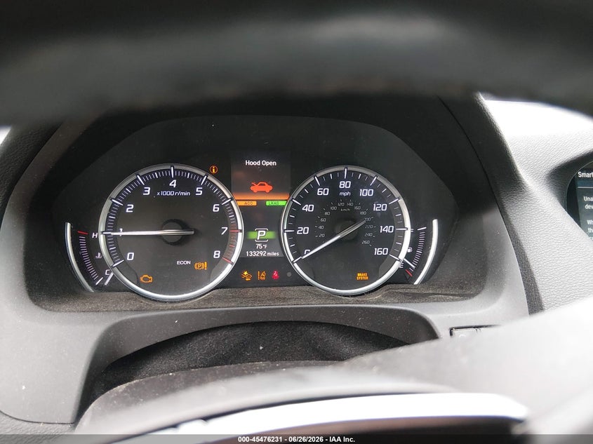 2019 Acura Tlx VIN 19UUB3F88KA001454 IAAI salvage auction — FRONT END, Salvage (Massachusetts), sold $2,550 on 2026-07-28 (photo 7)