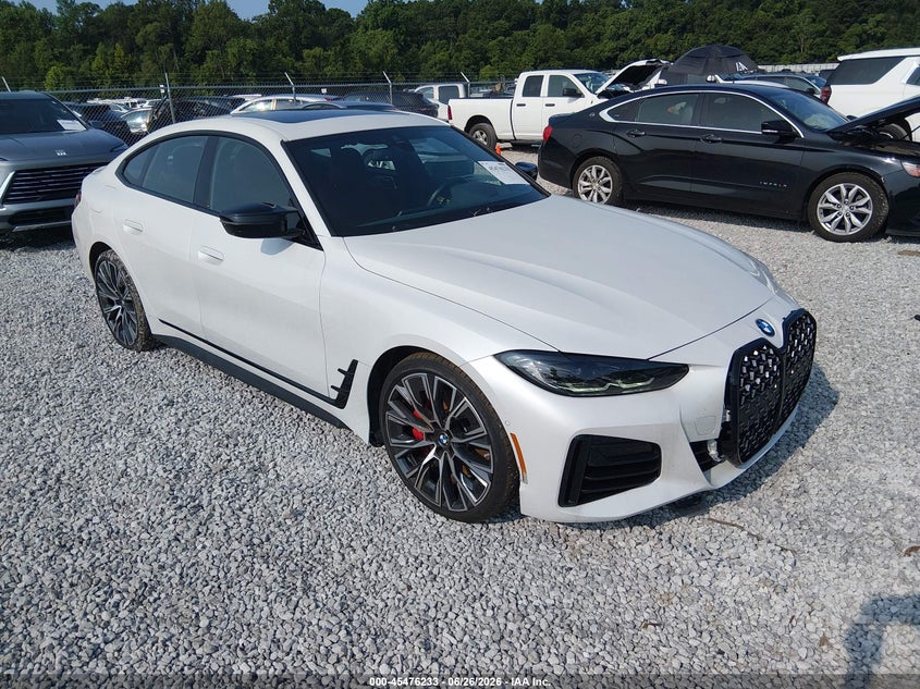 2022 BMW 4er VIN WBA13AW06NFM60239 IAAI salvage auction — LEFT SIDE, Salvage (Alabama), sold $16,200 on 2026-07-30 (photo 1)
