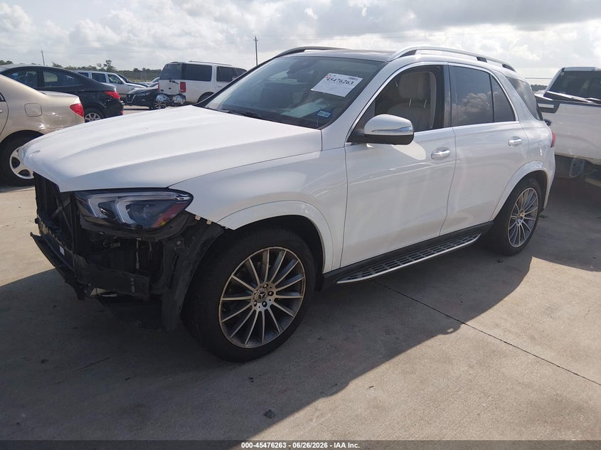 2021 Mercedes-benz Gle VIN 4JGFB4JE2MA457667 IAAI salvage auction — FRONT END, Wait Title, sold $21,700 on 2026-08-29 (photo 2)