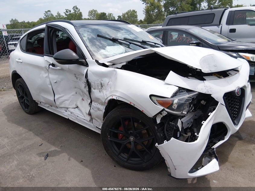 2019 Alfa romeo Stelvio VIN ZASPAKAN8K7C69138 IAAI salvage auction — FRONT END, Salvage Title, sold $950 on 2026-07-21 (photo 1)