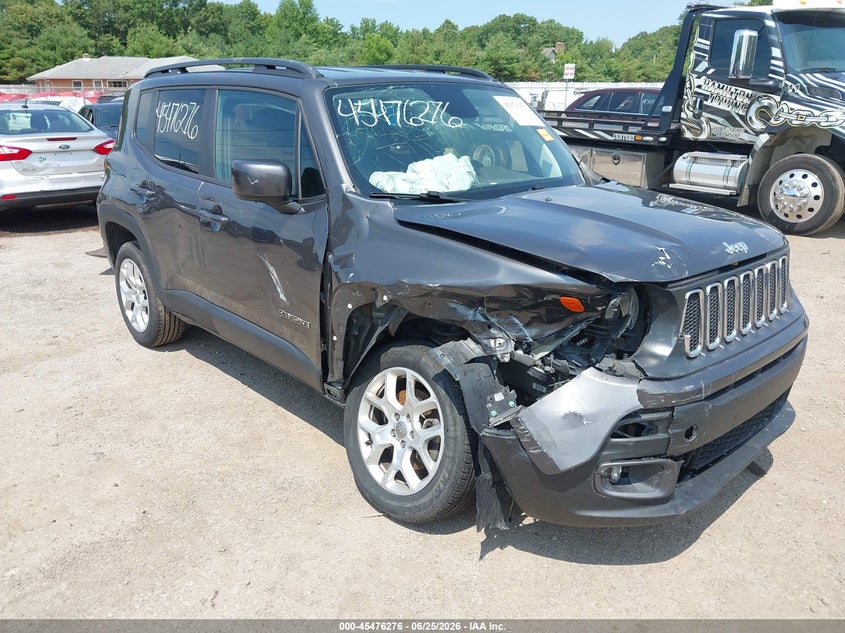 2018 Jeep Renegade VIN ZACCJBBB8JPJ44876 IAAI salvage auction — SIDE, Clear (Indiana), sold $925 on 2026-07-22 (photo 6)
