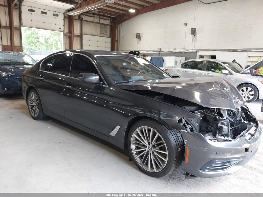 2017 BMW 5er VIN WBAJA5C3XHG456012 IAAI salvage auction — FRONT END, Mv-907A (New York), sold $6,475 on 2026-07-08 (photo 1)