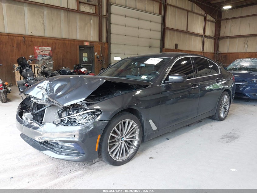 2017 BMW 5er VIN WBAJA5C3XHG456012 IAAI salvage auction — FRONT END, Mv-907A (New York), sold $6,475 on 2026-07-08 (photo 2)