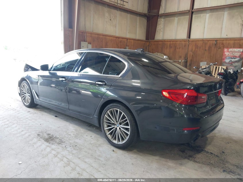 2017 BMW 5er VIN WBAJA5C3XHG456012 IAAI salvage auction — FRONT END, Mv-907A (New York), sold $6,475 on 2026-07-08 (photo 3)