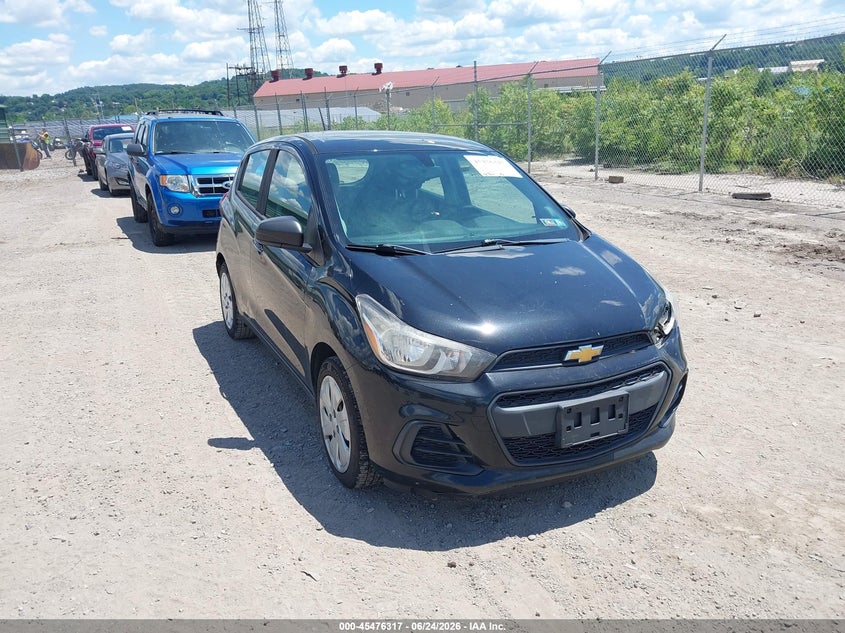2018 Chevrolet Spark VIN KL8CB6SA3JC420943 IAAI salvage auction — LEFT FRONT, Salvage (Pennsylvania), sold $1,050 on 2026-07-07 (photo 1)