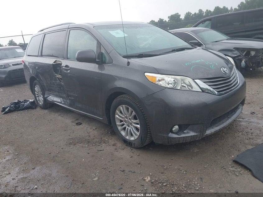 2014 Toyota Sienna VIN 5TDYK3DC5ES438570 IAAI salvage auction — RIGHT SIDE, Salvage (Idaho), sold $2,250 on 2026-07-27 (photo 1)