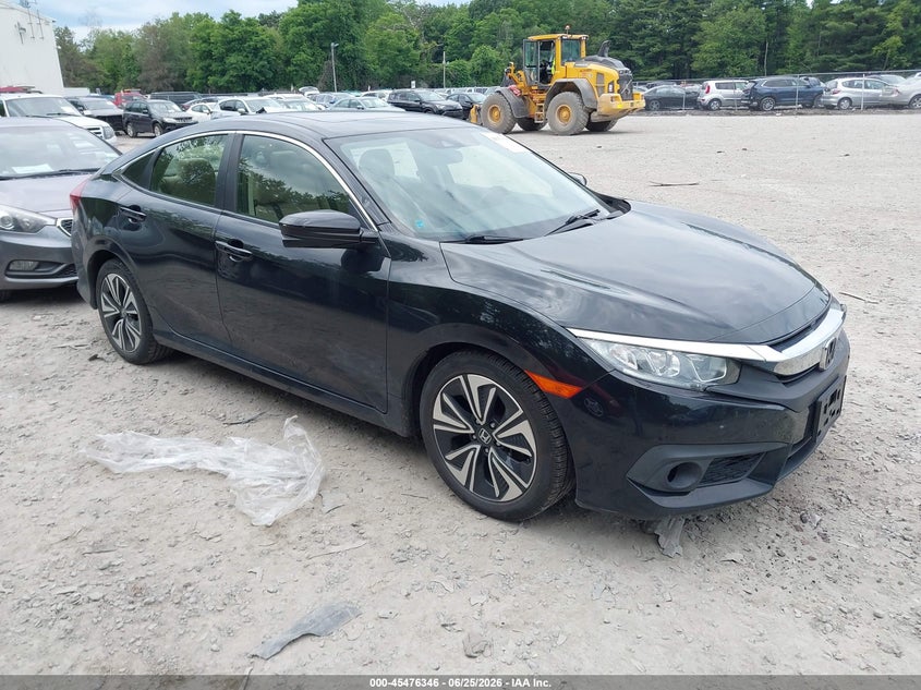 2018 Honda Civic VIN JHMFC1F49JX039128 IAAI salvage auction — FRONT & REAR, Mv-907A (New York), sold $4,800 on 2026-07-07 (photo 1)