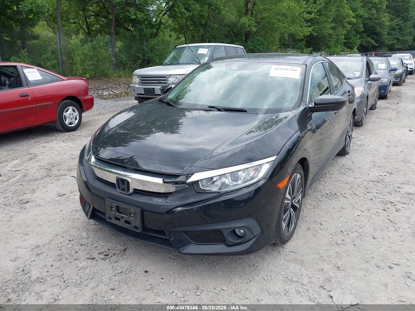 2018 Honda Civic VIN JHMFC1F49JX039128 IAAI salvage auction — FRONT & REAR, Mv-907A (New York), sold $4,800 on 2026-07-07 (photo 6)