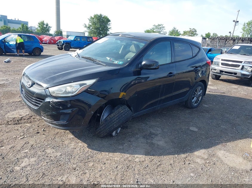 2014 Hyundai Tucson VIN KM8JT3AF3EU946119 IAAI salvage auction — FRONT END, Salvage Title, sold $1,800 on 2026-07-17 (photo 2)