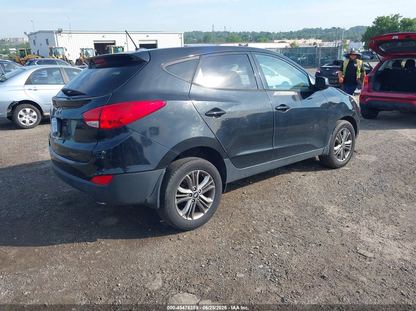 2014 Hyundai Tucson VIN KM8JT3AF3EU946119 IAAI salvage auction — FRONT END, Salvage Title, sold $1,800 on 2026-07-17 (photo 4)