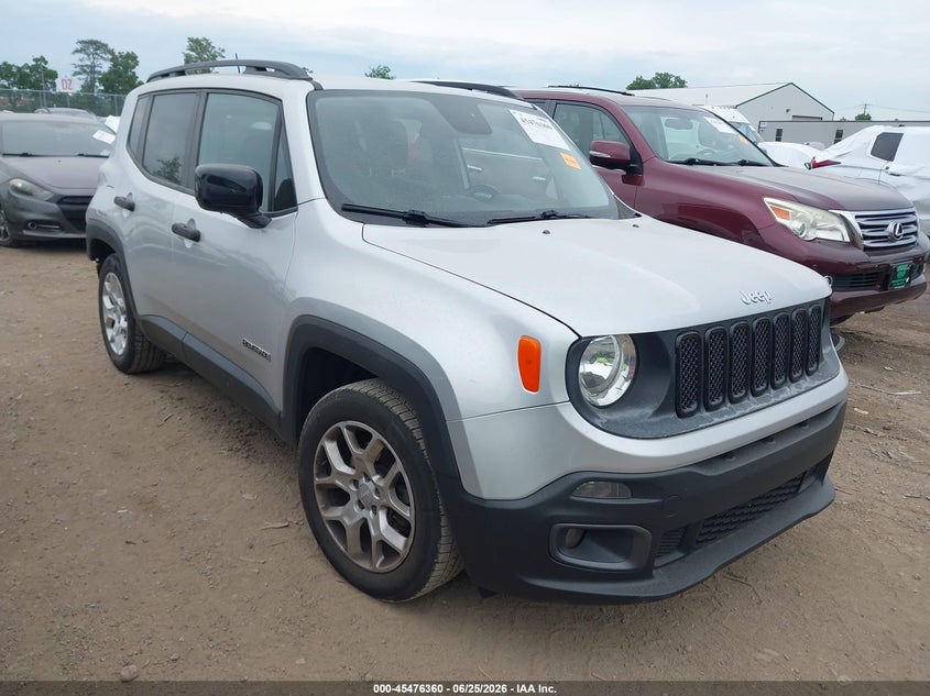 2017 Jeep Renegade VIN ZACCJABB5HPF51447 IAAI salvage auction — LEFT REAR, Salvage (Ohio), sold $625 on 2026-07-23 (photo 1)