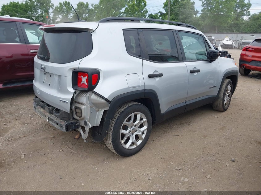 2017 Jeep Renegade VIN ZACCJABB5HPF51447 IAAI salvage auction — LEFT REAR, Salvage (Ohio), sold $625 on 2026-07-23 (photo 4)