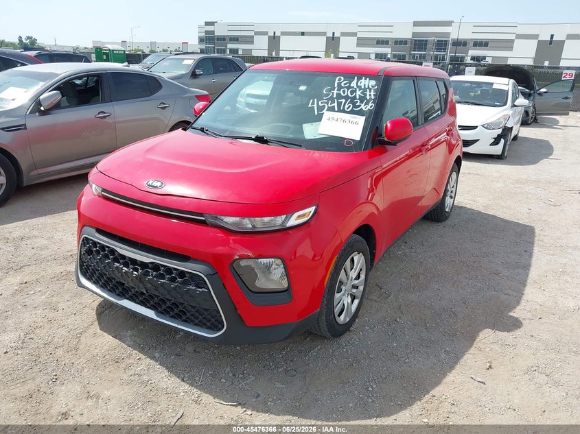 2020 Kia Soul VIN KNDJ23AU0L7063340 IAAI salvage auction — NORMAL WEAR, Original (Texas), sold $2,225 on 2026-07-28 (photo 2)