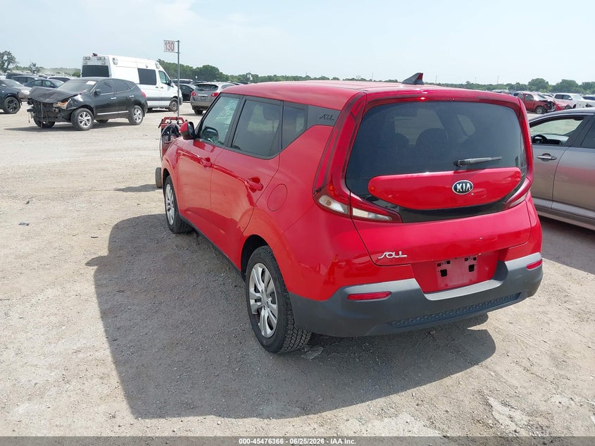 2020 Kia Soul VIN KNDJ23AU0L7063340 IAAI salvage auction — NORMAL WEAR, Original (Texas), sold $2,225 on 2026-07-28 (photo 3)